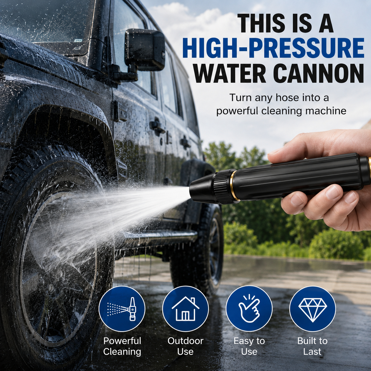 Last Day 55% OFF-Powerful High-Pressure Water Gun for Car Cleaning