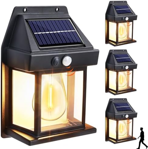 Zero electricity cost ⚡ Solar wall lights to keep your yard brightly lit！