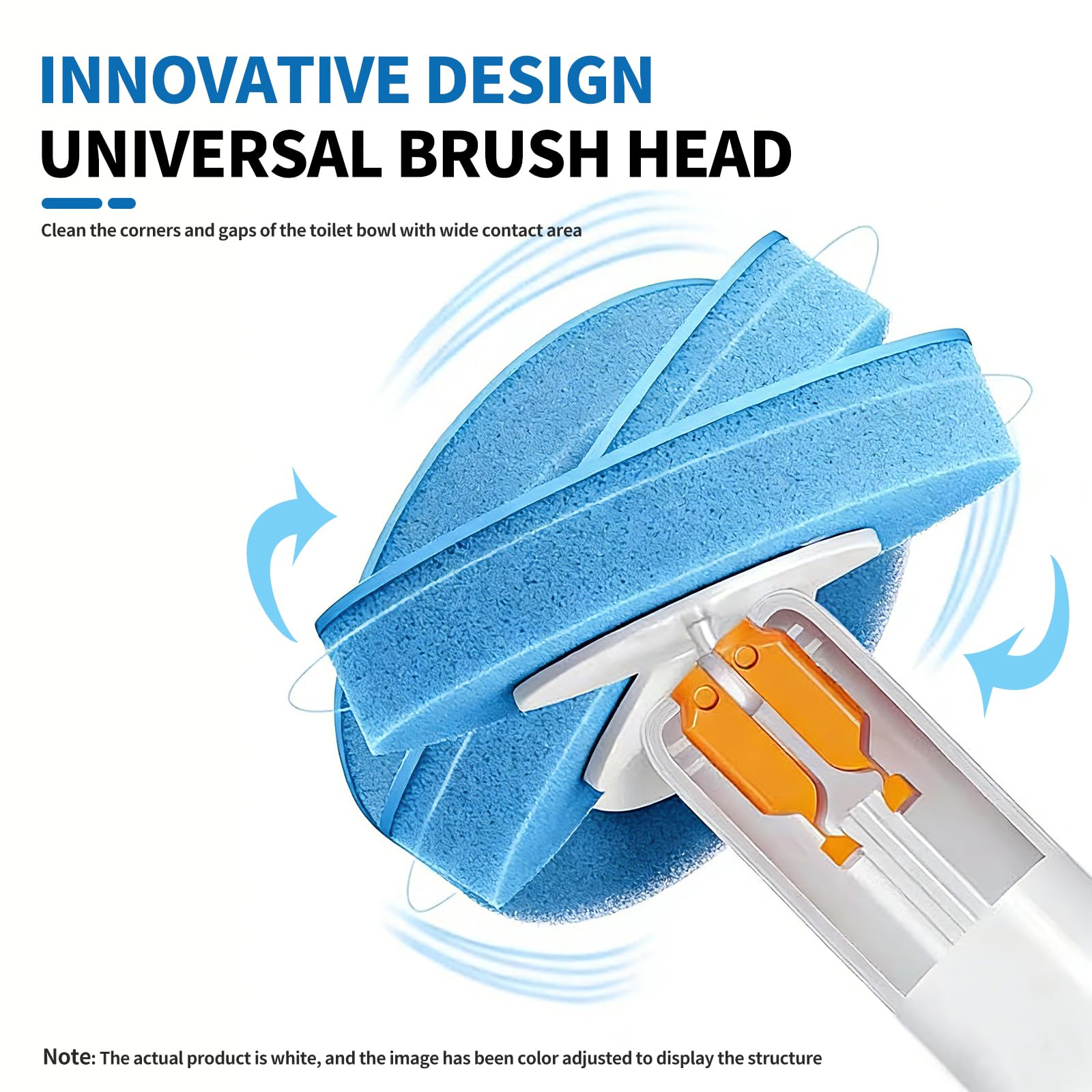 Disposable Toilet Brush System with 32 Refills