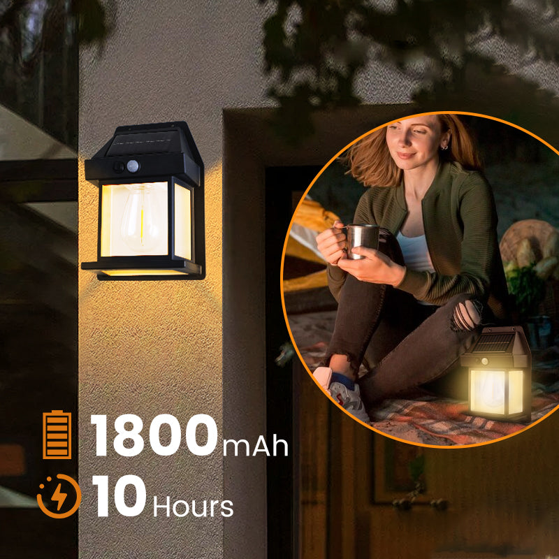 🎁50% OFF! &Buy two- Get free shipping💡 SOLAR WALL LIGHT - Motion Sensor & Weatherproof, Automatic Dusk to Dawn Operation, Easy Installation for Garden and Pathway 🌟🛒