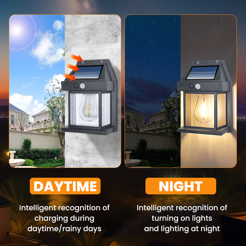 🎁50% OFF! &Buy two- Get free shipping💡 SOLAR WALL LIGHT - Motion Sensor & Weatherproof, Automatic Dusk to Dawn Operation, Easy Installation for Garden and Pathway 🌟🛒