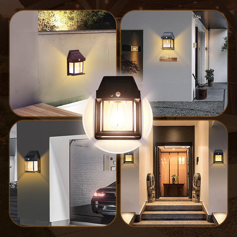 🎁50% OFF! &Buy two- Get free shipping💡 SOLAR WALL LIGHT - Motion Sensor & Weatherproof, Automatic Dusk to Dawn Operation, Easy Installation for Garden and Pathway 🌟🛒