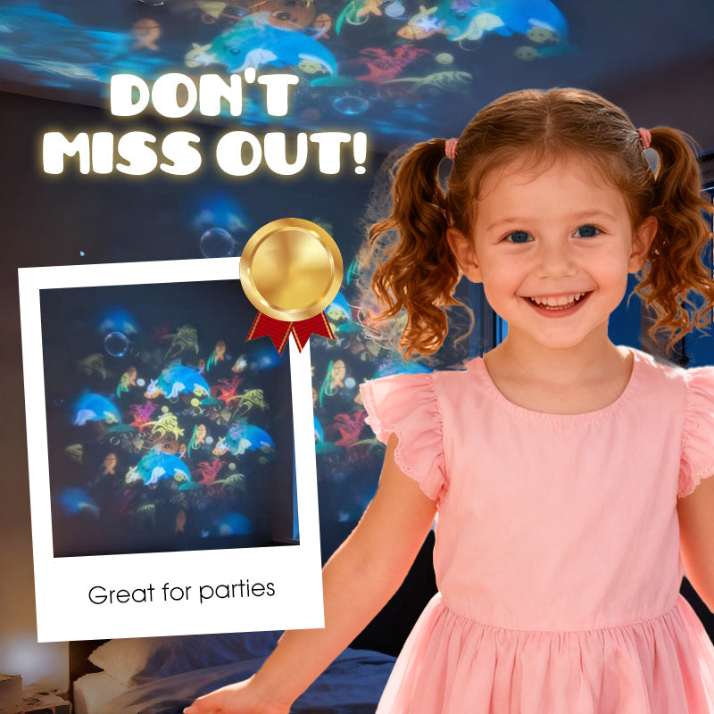🐣🌸 Easter Sale 50% OFF🐰✨Dynamic rotating LED projector light