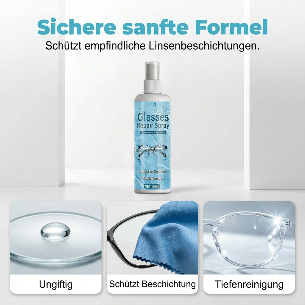 👓Professionelles Spray zur Reparatur von Kratzern auf Objektiven