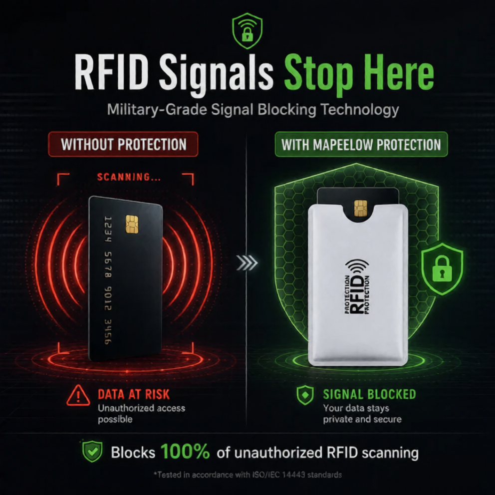 🥳Virestora SALE 2026🥳💞50.000+ VERKAUFT!👵  RFID-blockierende Kreditkartenhüllen