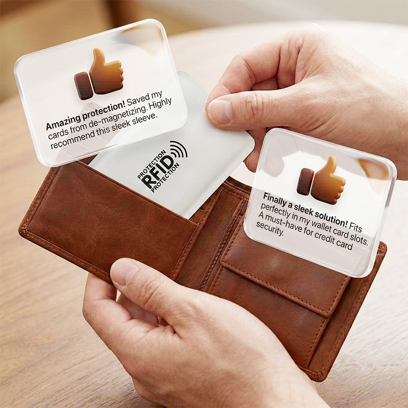 🥳Virestora SALE 2026🥳💞50.000+ VERKAUFT!👵  RFID-blockierende Kreditkartenhüllen