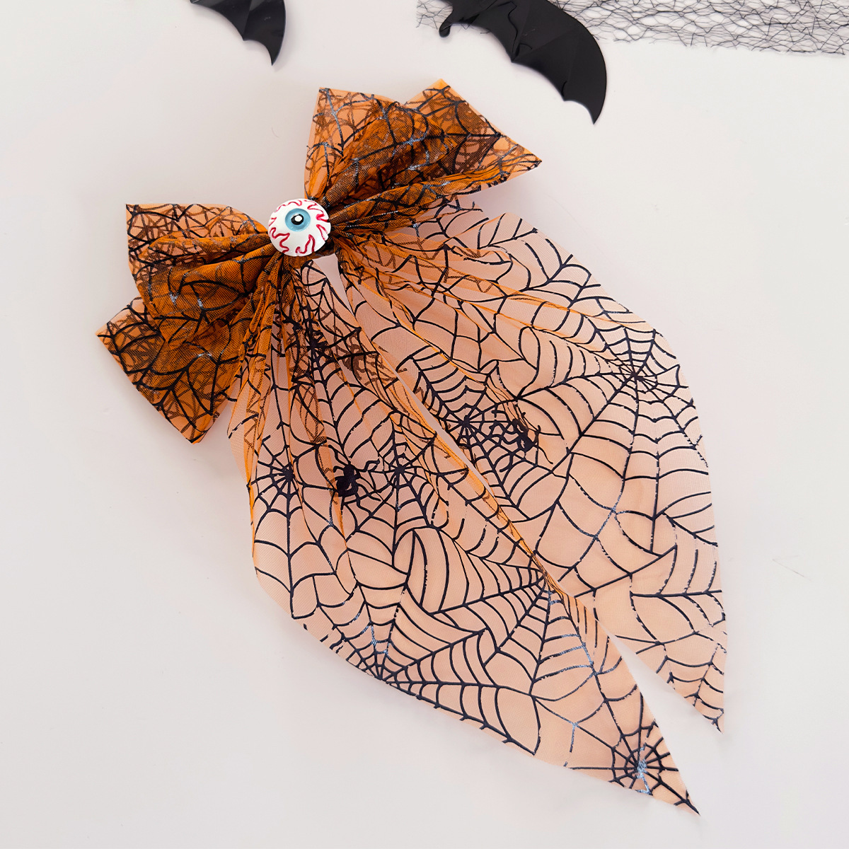 The Spooky-Chic Hair Accessory Everyone Will Notice -Your Halloween Hair Needs This Spiderweb Bow 🎀 view 5
