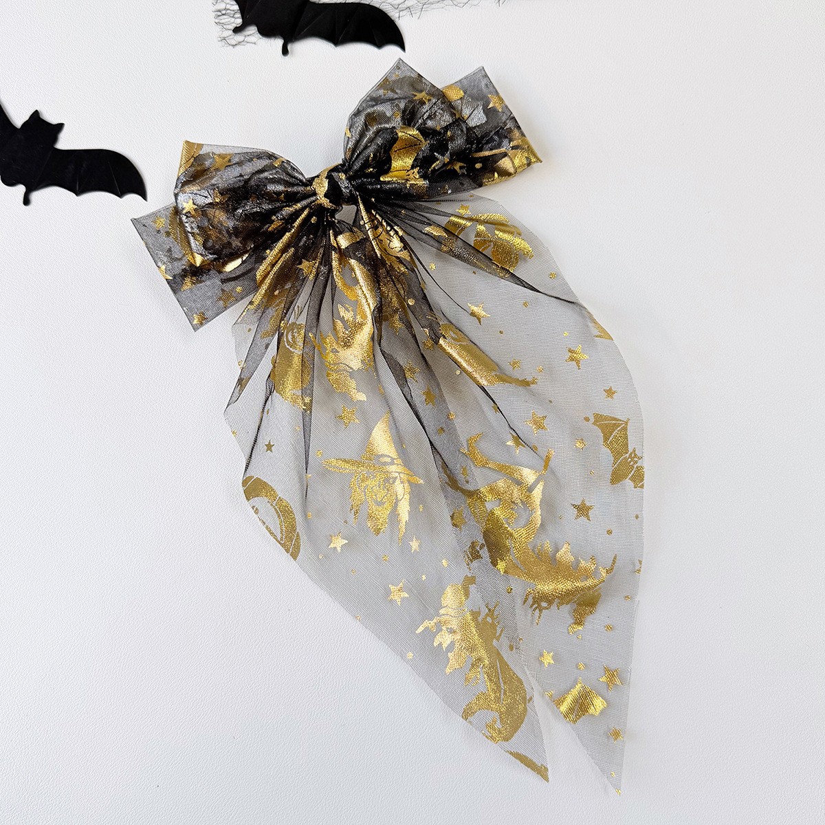 The Spooky-Chic Hair Accessory Everyone Will Notice -Your Halloween Hair Needs This Spiderweb Bow 🎀 view 7