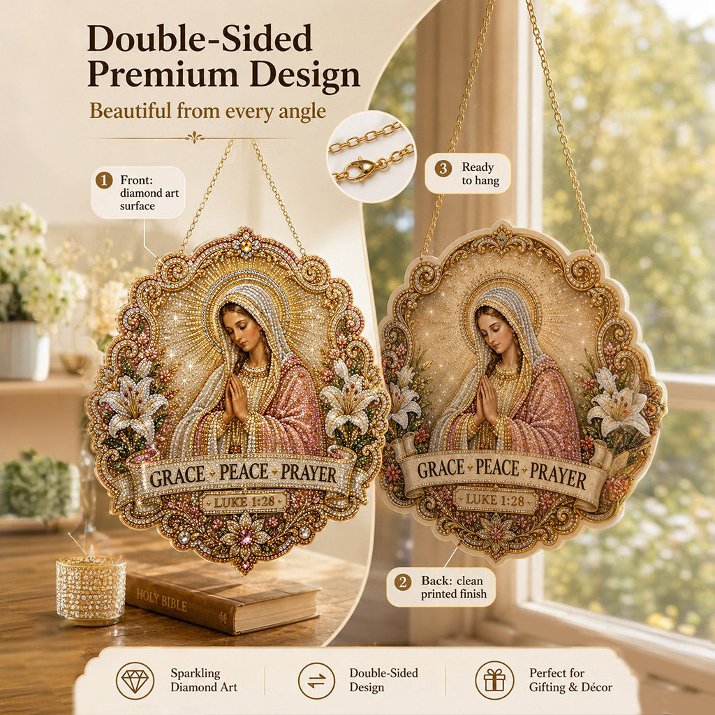 🙏✝️Christian Diamond Art Hanging Ornament Kit