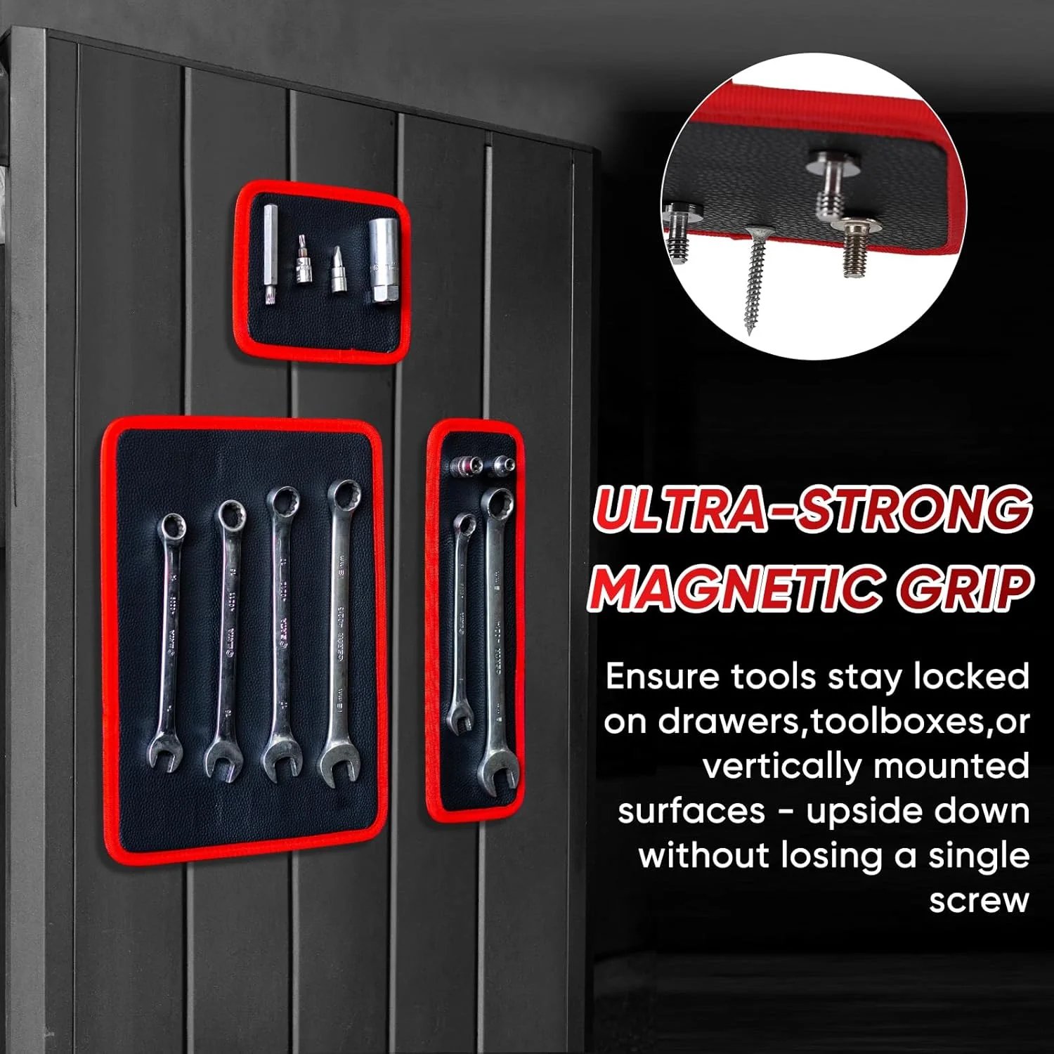 🧲Magnetic Tool Tray & Mat – IP-Safe, Flexible, Non-Slip Workshop Organizer