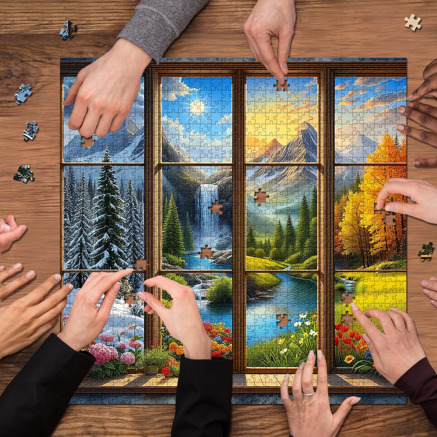 Create a Beautiful Healing Landscape with Your Own Hands 🏞️✨ A Fun Way to Relax