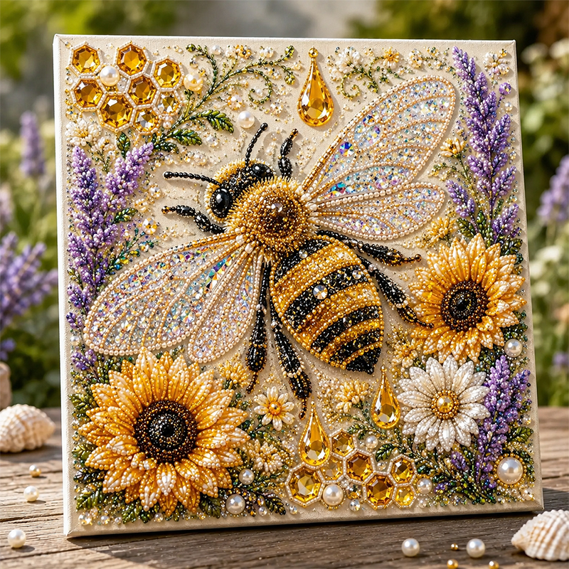 🔥 Last Day 49% OFF - Highland Cow Pearl Art DIY Kit – Relaxing DIY Craft to Create Stunning Coastal Artwork (📦Buy 2 Free Shipping)