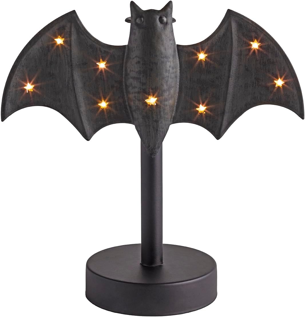 Twinkle Bat LED Candlestick — Gothic Halloween Ambience Light view 5