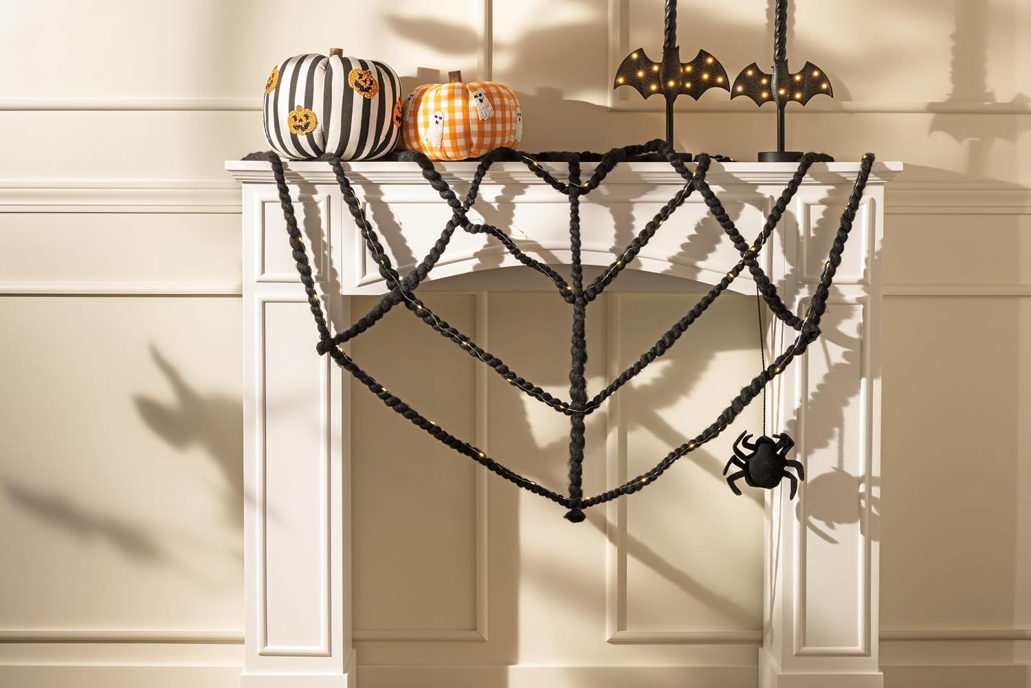 Twinkle Bat LED Candlestick — Gothic Halloween Ambience Light detail 1