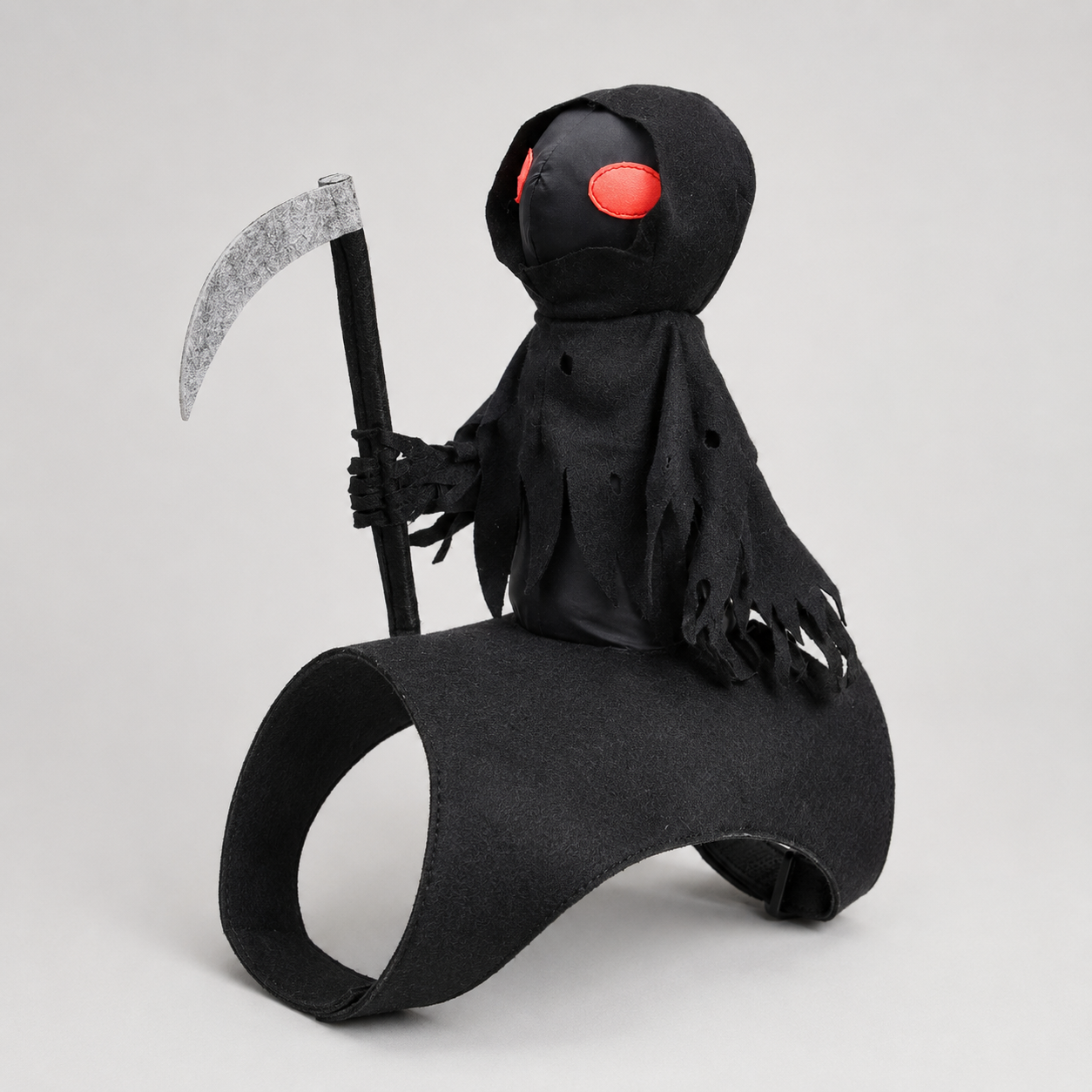 Dark Harvest Knight Transformation Pet Costume - One Tiny Rider. A Whole Lot of Howls. detail 2