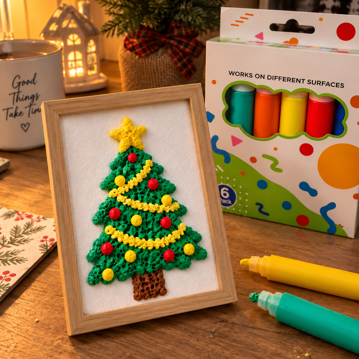 🖍️3D Relief Art Pen – Turn Flat Drawings Into Touchable 3D Art🪄