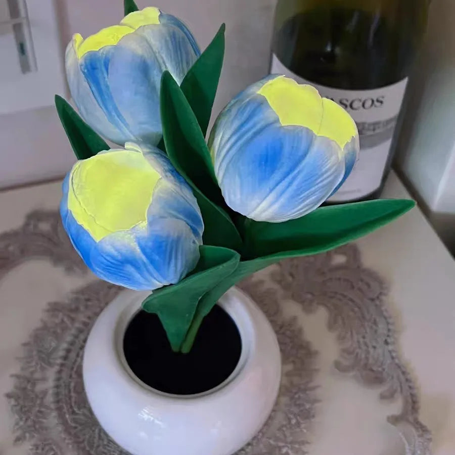 Tulip Table Lamp LED Birthday Gift Home Decoration