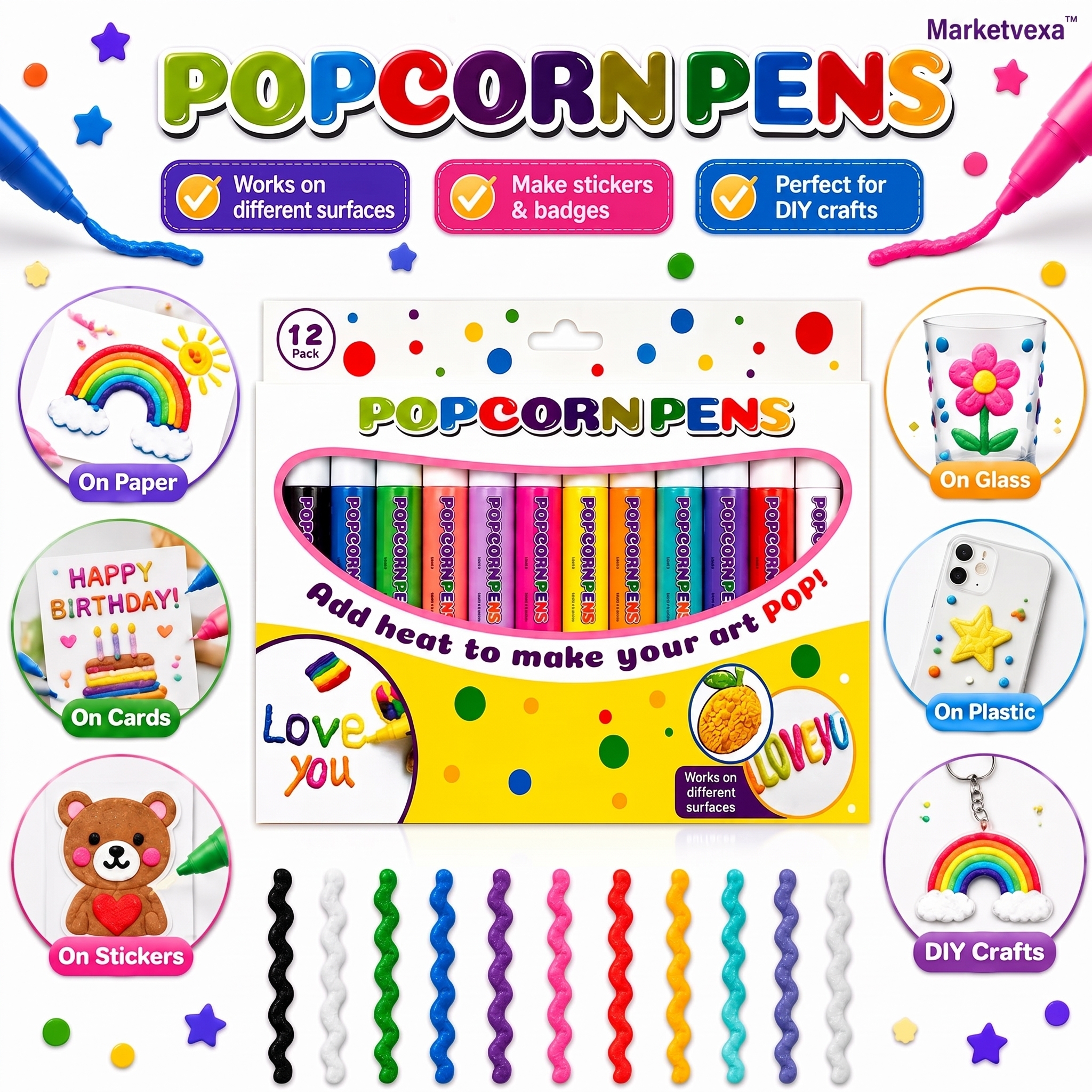 Marketvexa Pop Art Pens - image 5