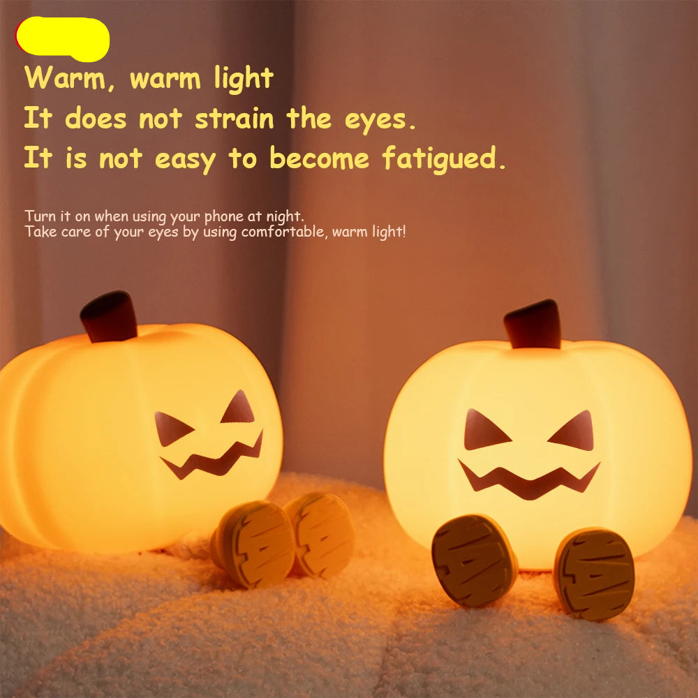 Soft Glow Pumpkin Night Light