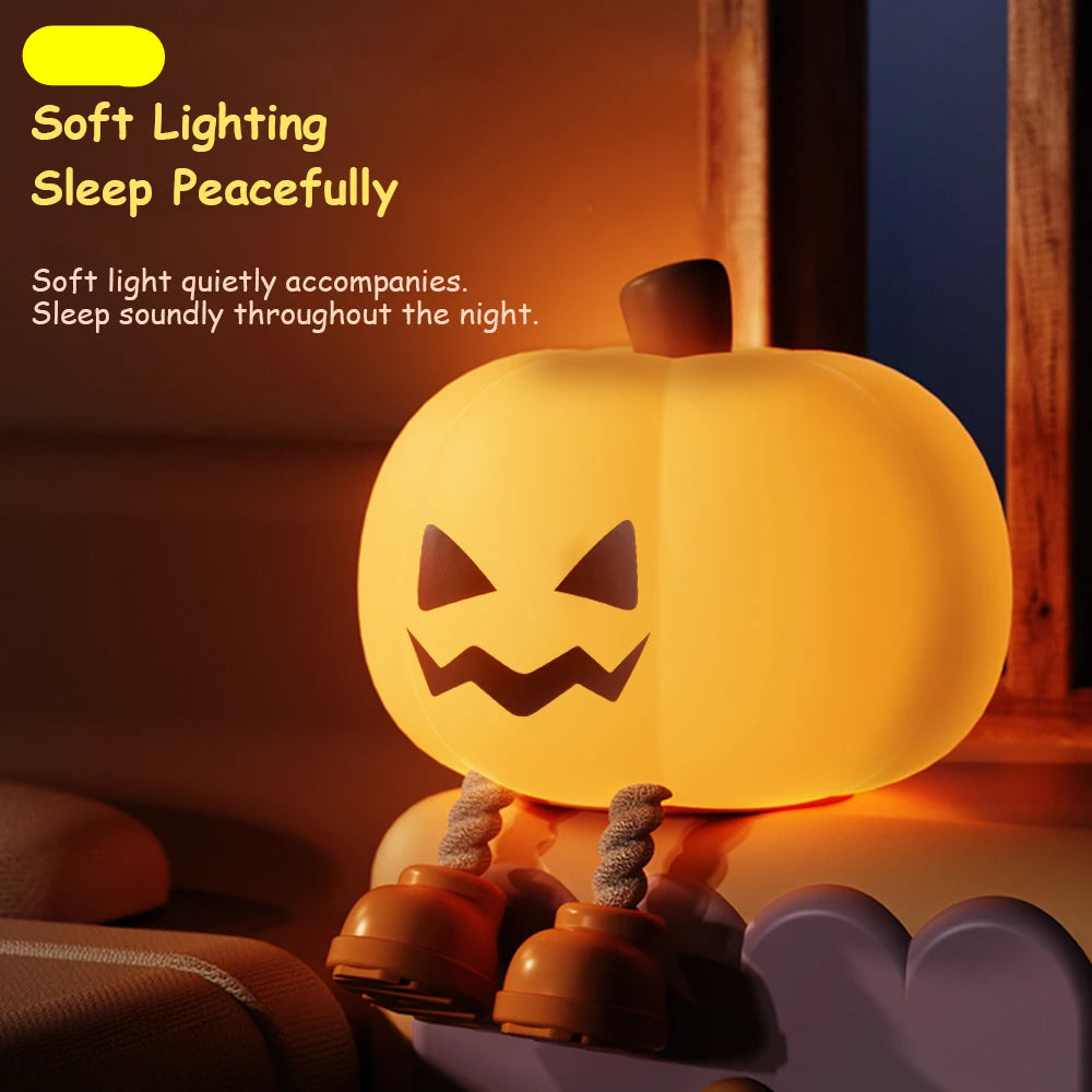 Soft Glow Pumpkin Night Light