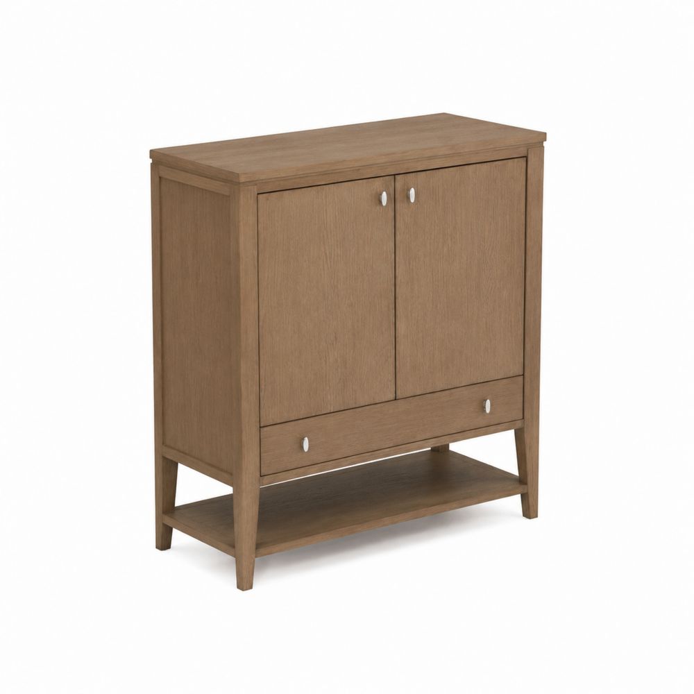 Schrank aus Eichenholz 80x40x90cm Braun
