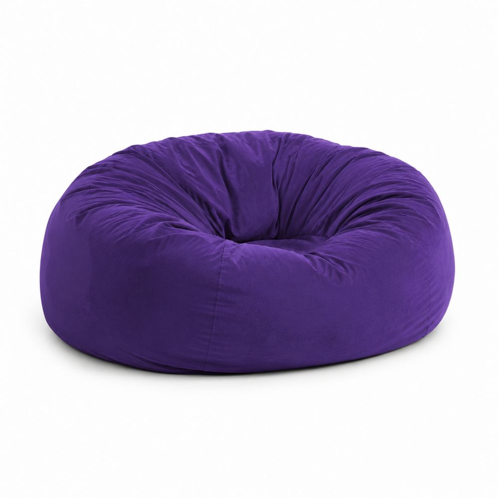 Sitzsack Velours Lila