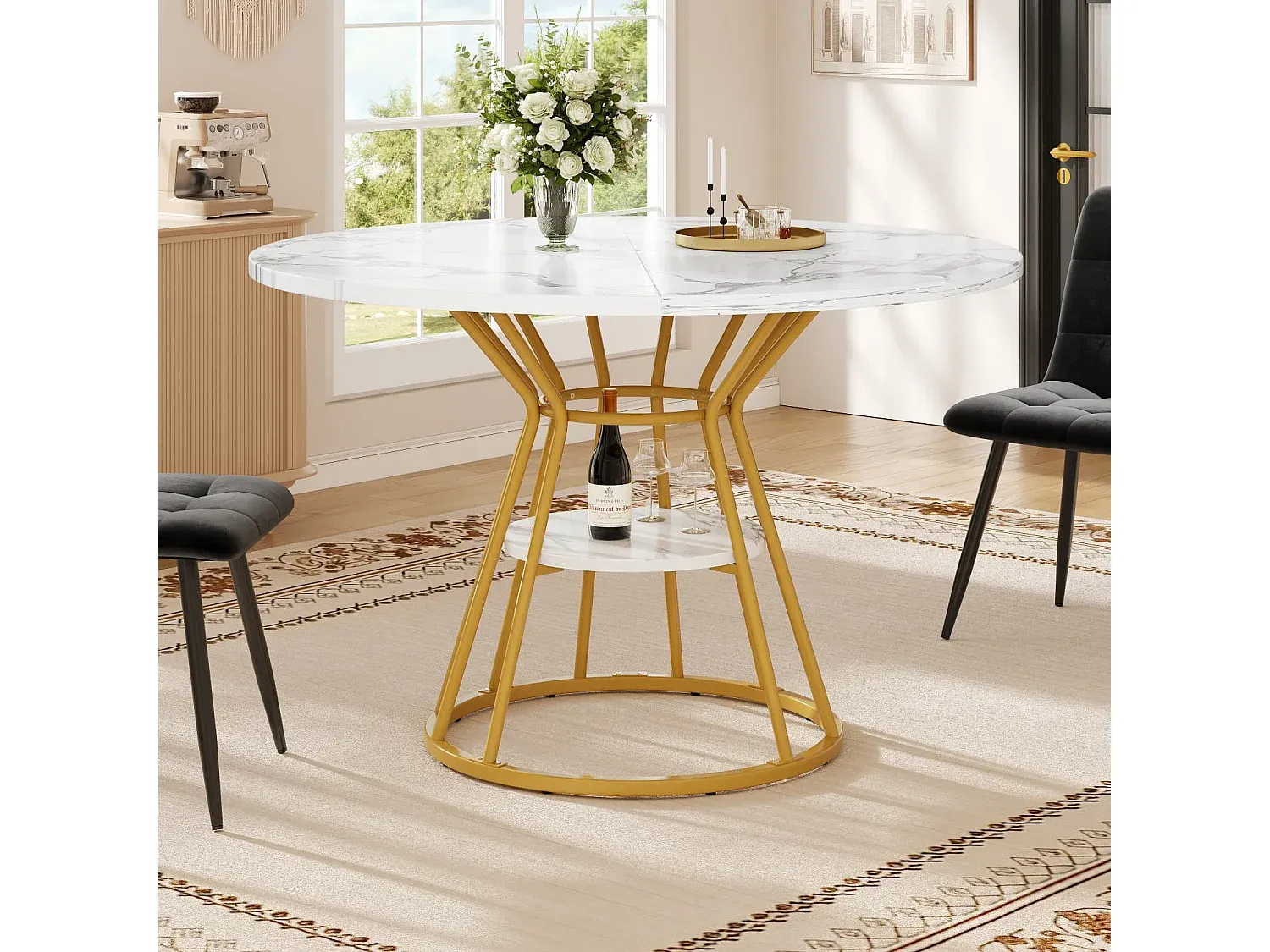 Esszimmer und Küche,Esszimmermöbel,Tisch ohne Ausziehfunktion-LIVELUNO