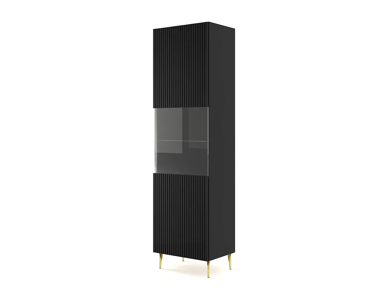 Wohnzimmer und Flur,Wohnzimmermöbel,Vitrinenschrank-LIVELUNO