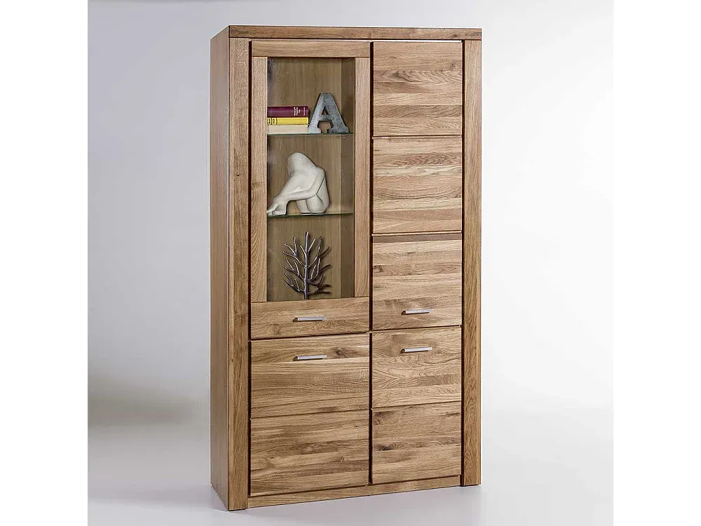 Wohnzimmer und Flur,Wohnzimmermöbel,Vitrinenschrank-LIVELUNO