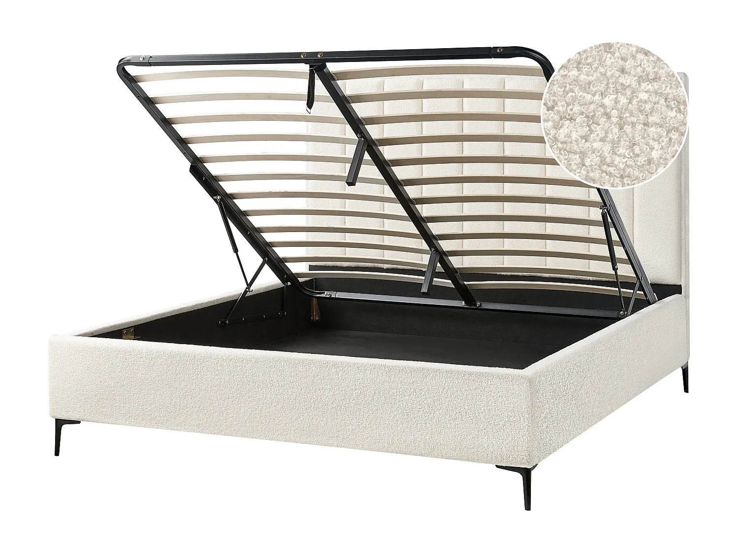 Schlafzimmer,Bereich Bett,Bett mit Bettkasten-LIVELUNO