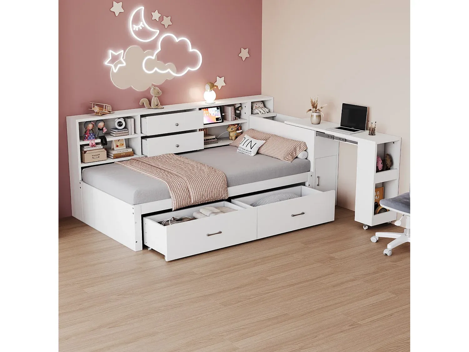 Schlafzimmer,Bereich Bett,Hochbett-LIVELUNO