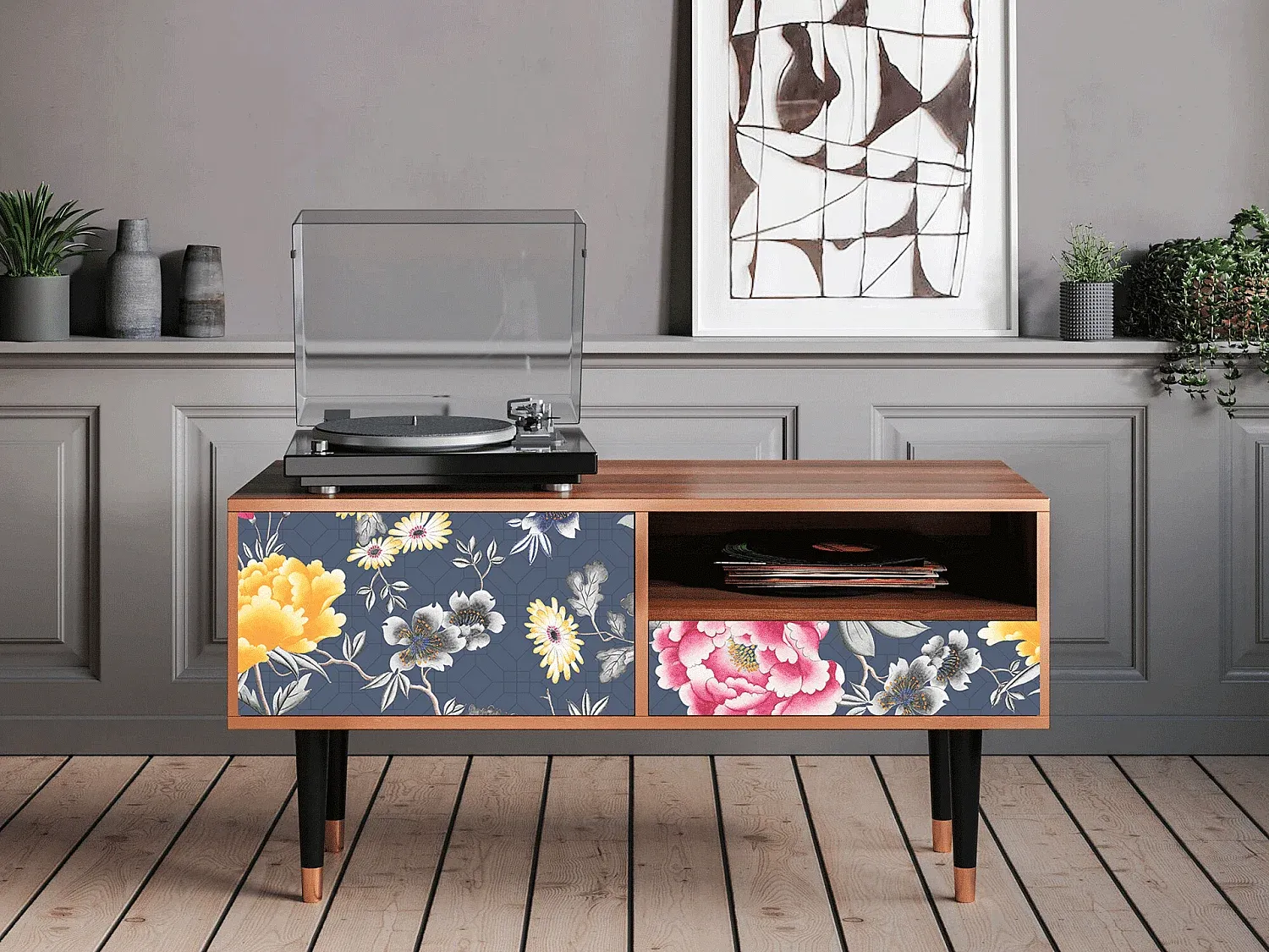 Wohnzimmer und Flur,Wohnzimmermöbel,TV-Board-LIVELUNO