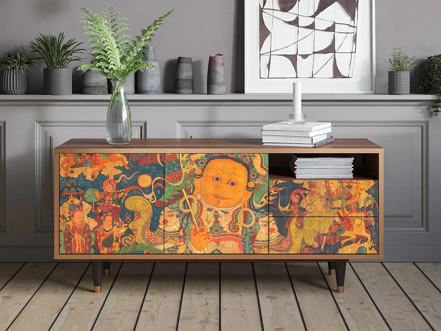 Wohnzimmer und Flur,Wohnzimmermöbel,TV-Board-LIVELUNO