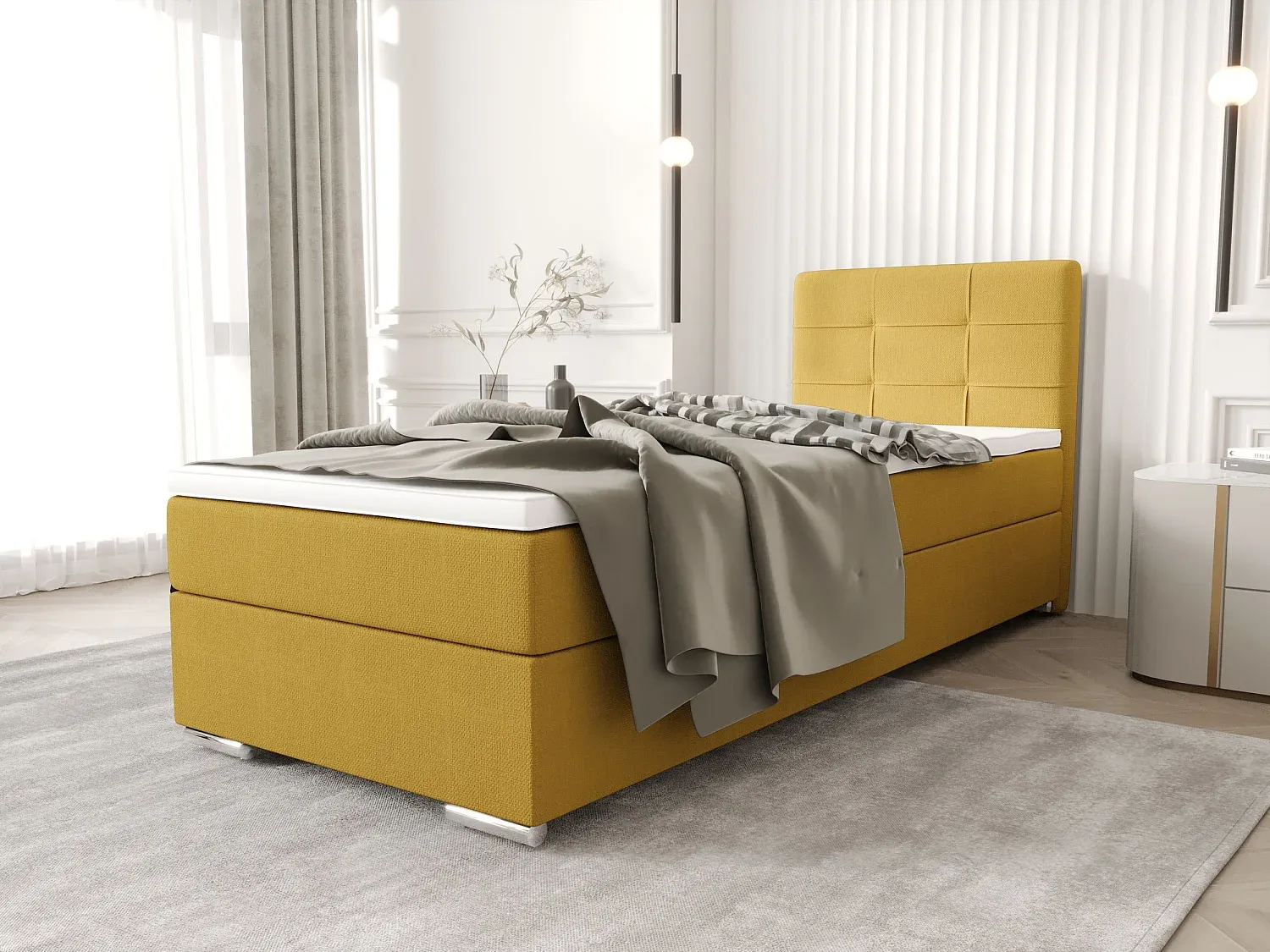 Schlafzimmer,Bereich Bett,Boxspringbett-LIVELUNO
