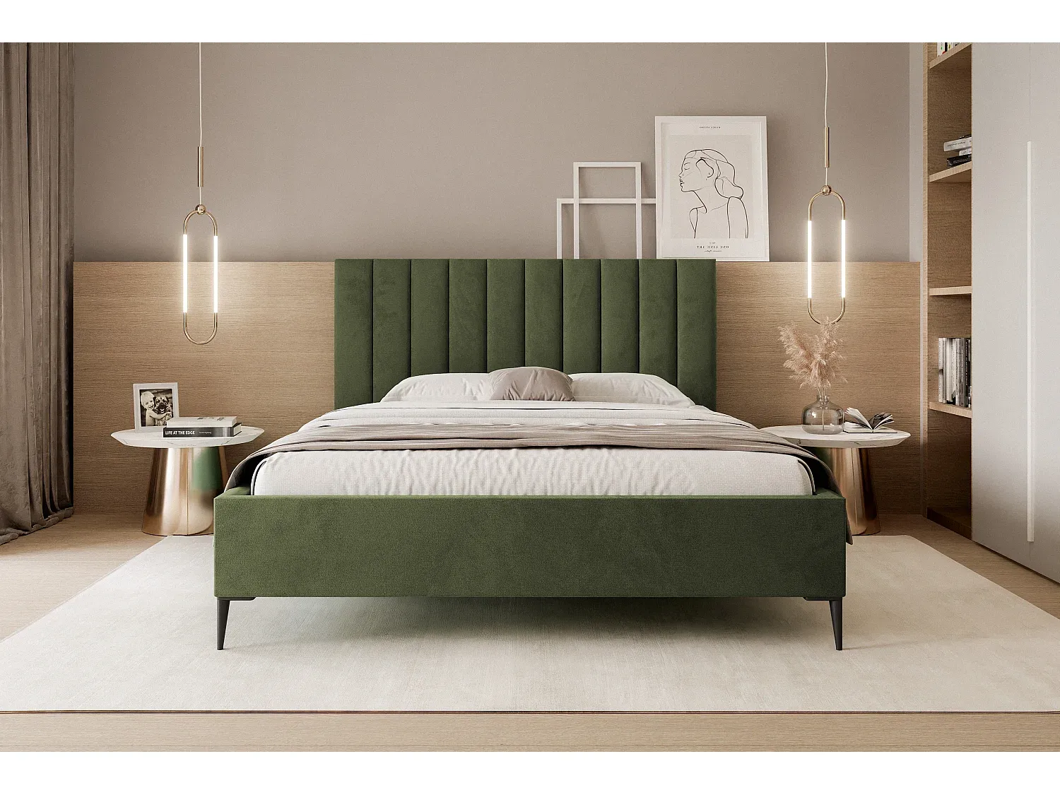 Schlafzimmer,Bereich Bett,Bettrahmen-LIVELUNO
