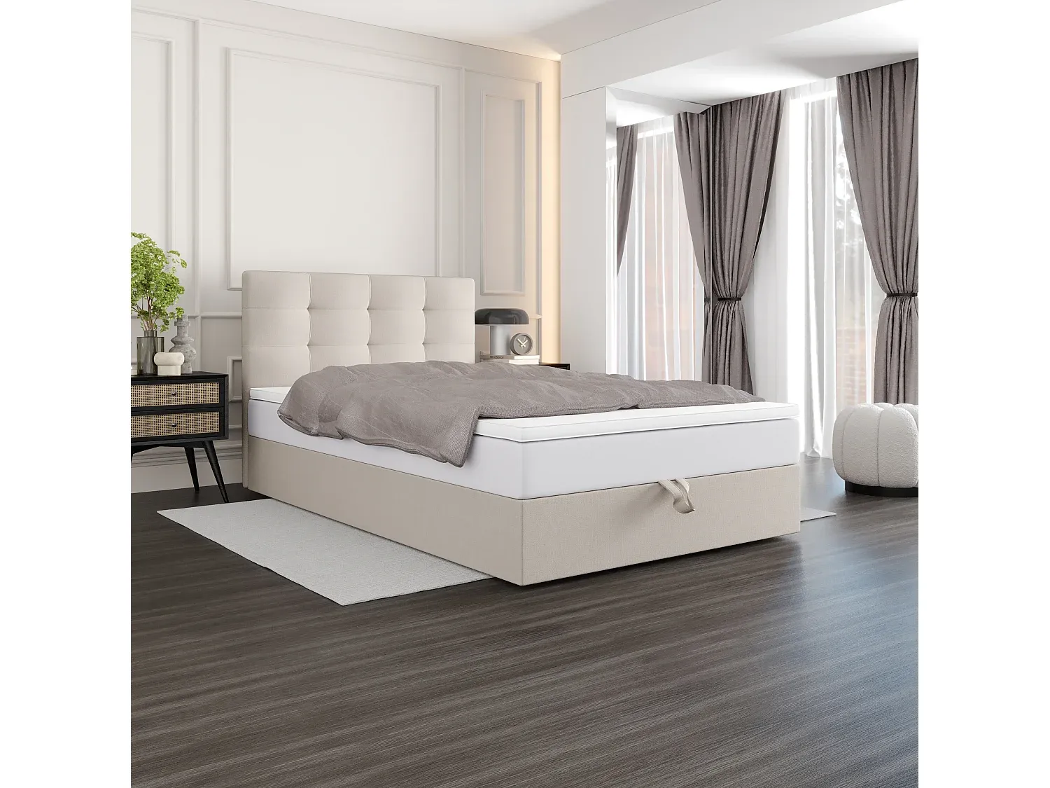 Schlafzimmer,Bereich Bett,Boxspringbett-LIVELUNO