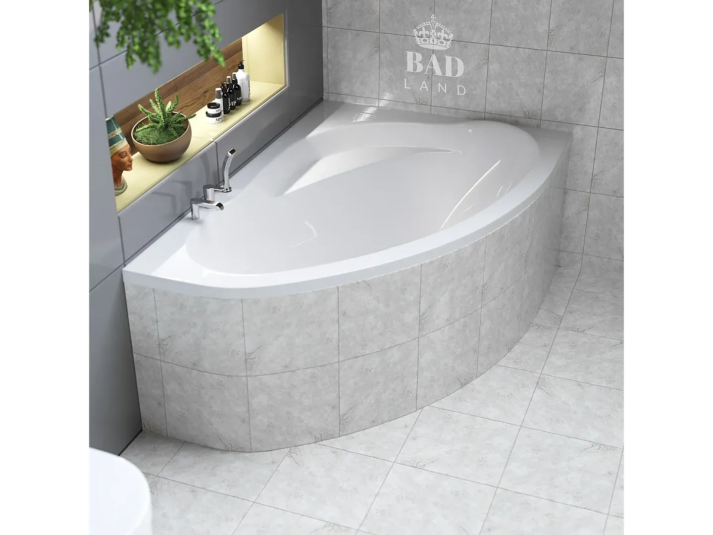 Badezimmer,Bereich Badewanne,Badewanne (Standard)-LIVELUNO