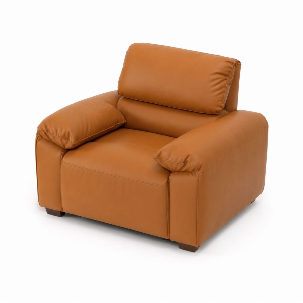 Ledersessel Einzelsitz Braun