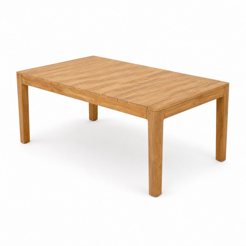 Rechteckiger Holztisch 180x90x75 cm