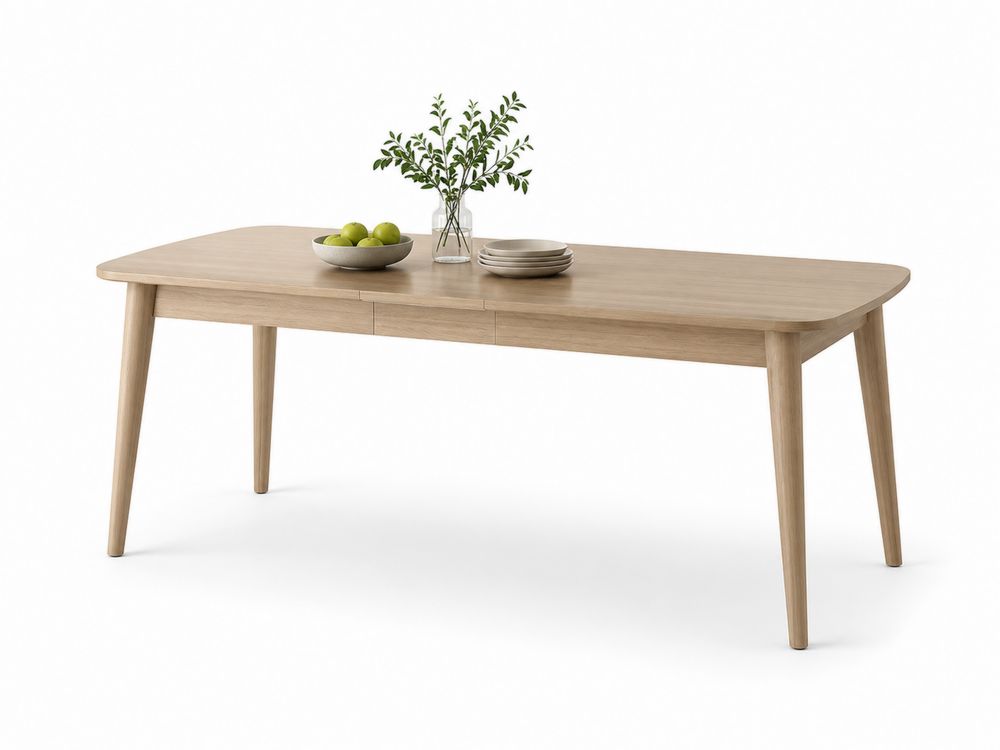 Esstisch rechteckig 180x90 cm aus Eichenholz