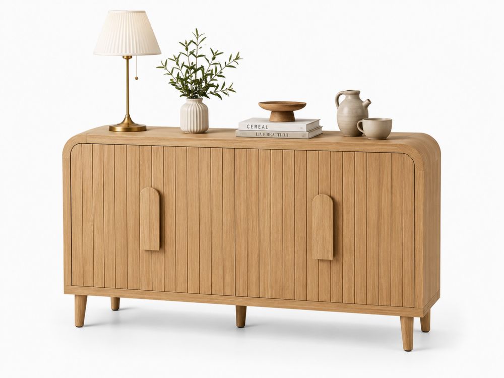 Sideboard Eichenholz Braun