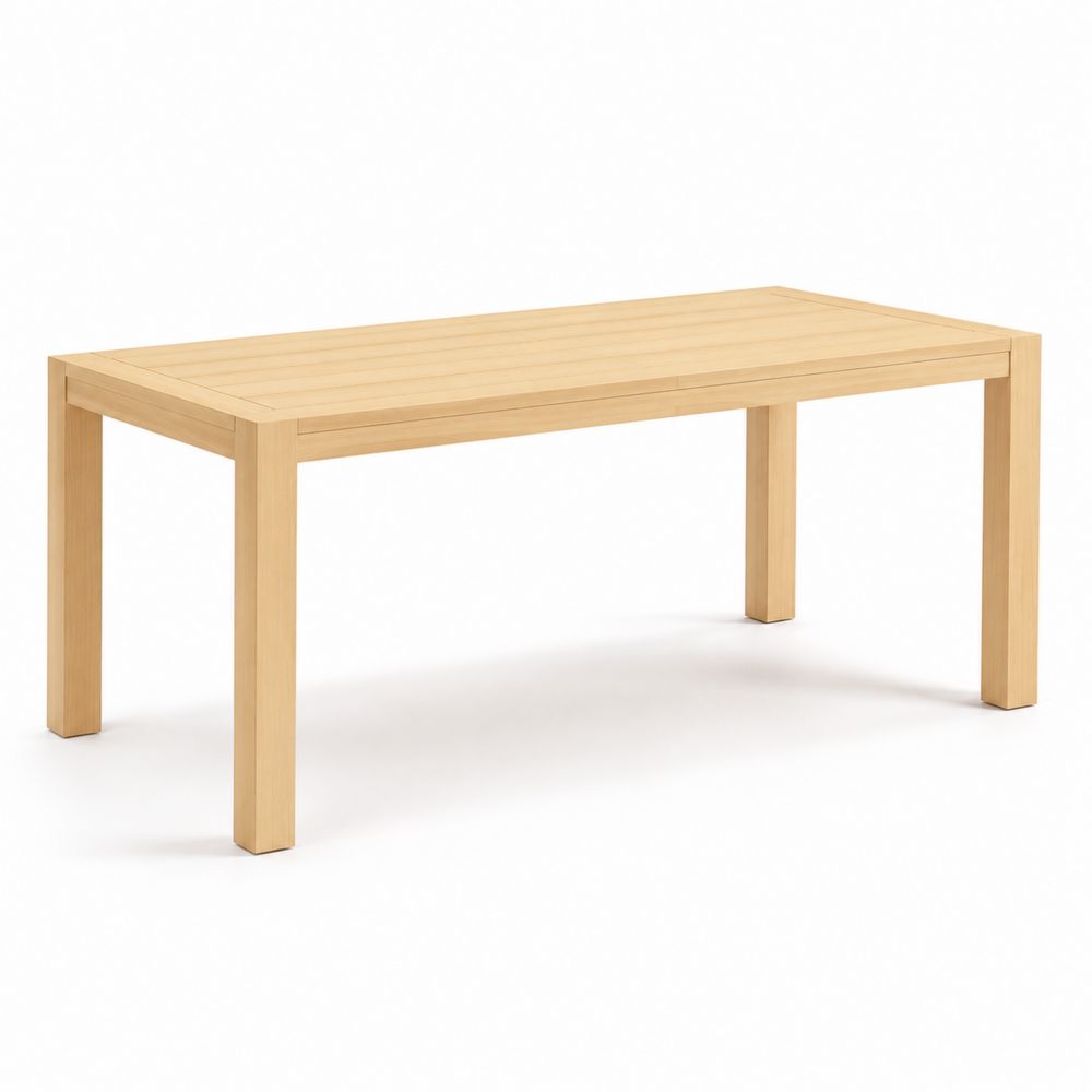 Akazienholz Tisch rechteckig 150x90 cm Natur-Sovloria