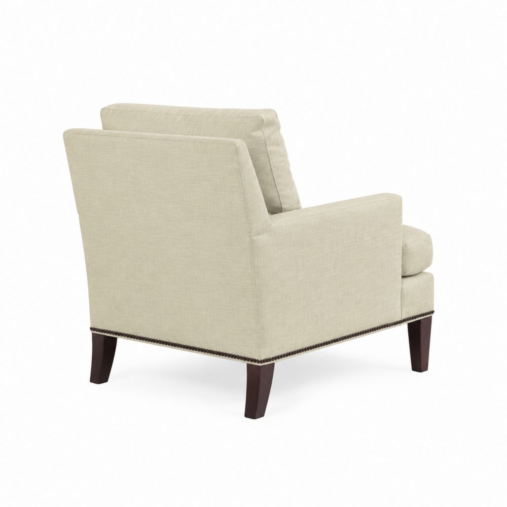 Sessel Stoff Beige 90x80x100 cm-Sovloria