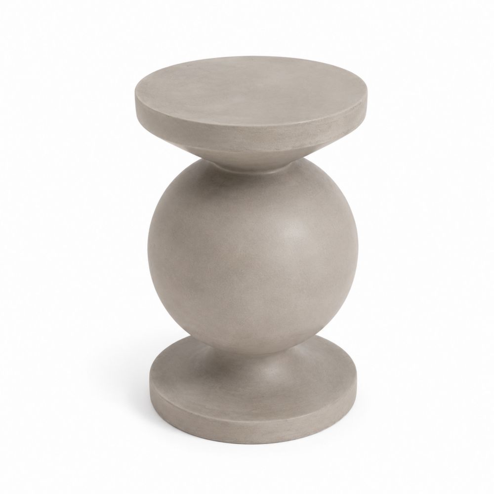 Beistelltisch Beton Grau 50 cm Höhe-Sovloria