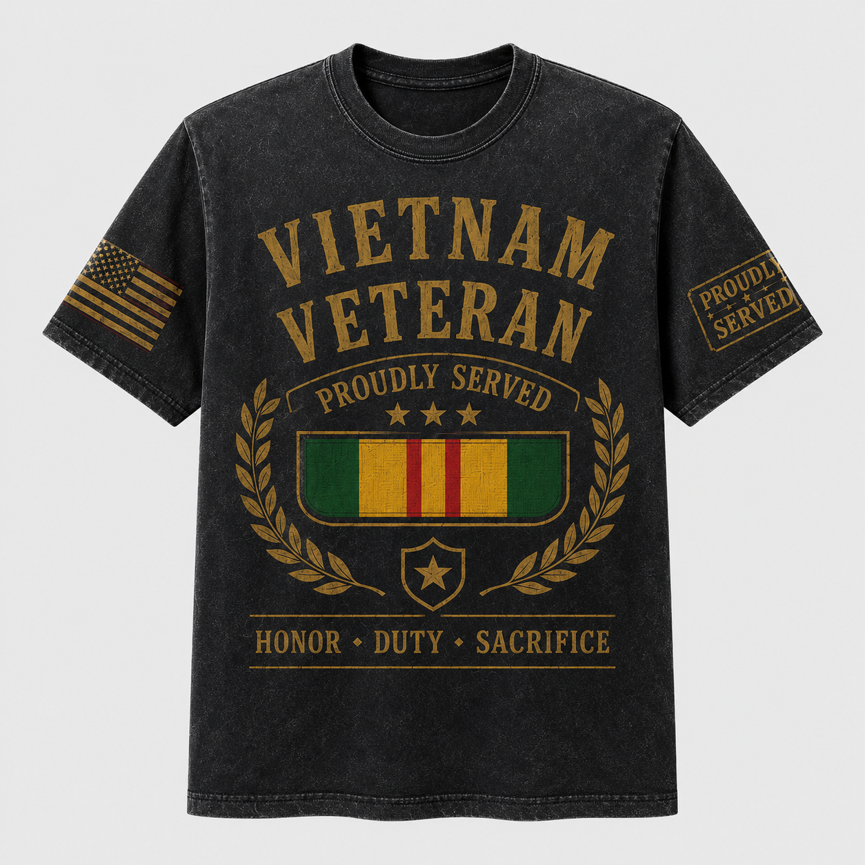Vietnam Veteran 1955–1975 “All Gave Some, Some Gave All” Vintage Unisex T-Shirt