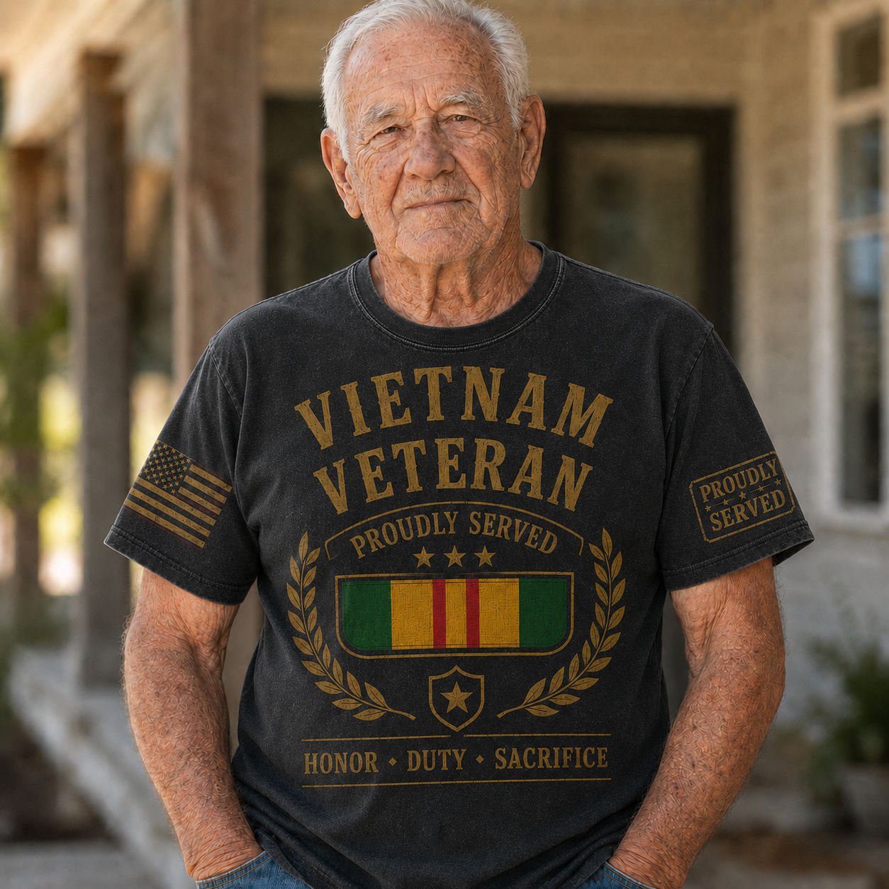 Vietnam Veteran 1955–1975 “All Gave Some, Some Gave All” Vintage Unisex T-Shirt