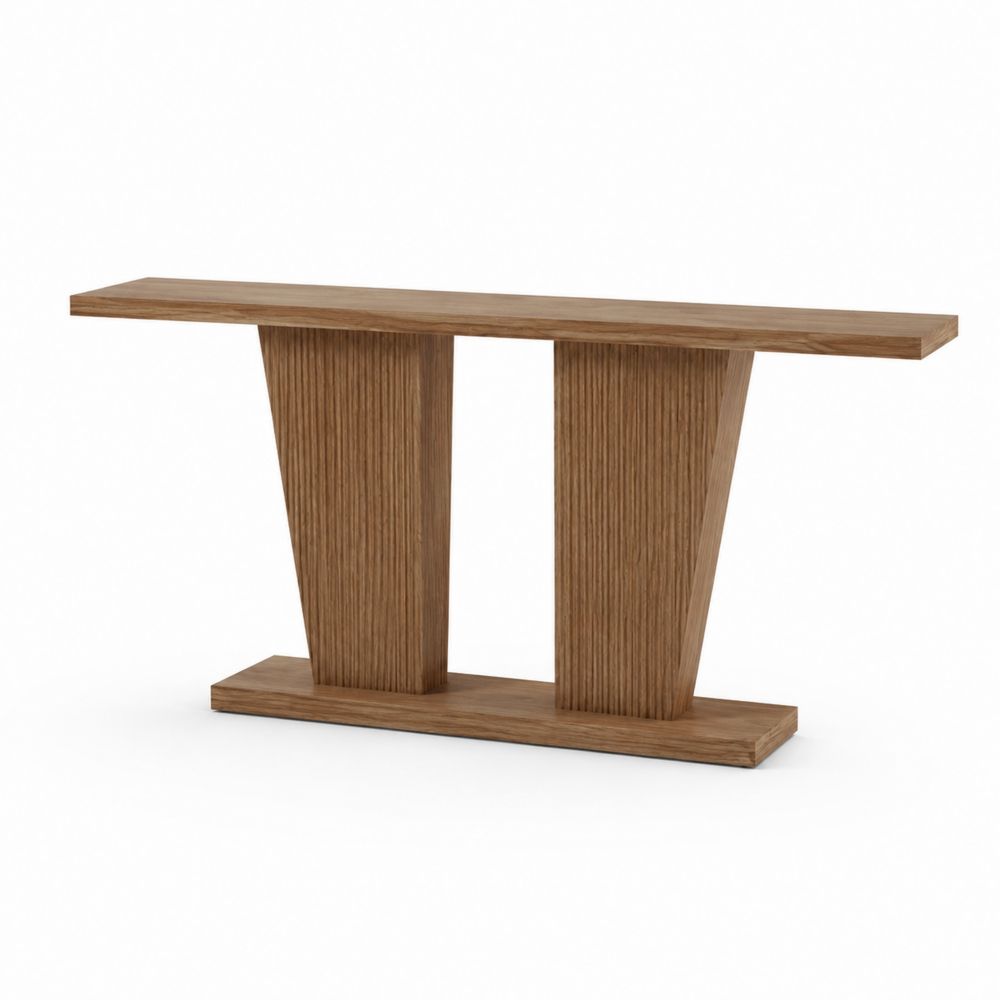 Konsolentisch Holz 120 cm Eiche