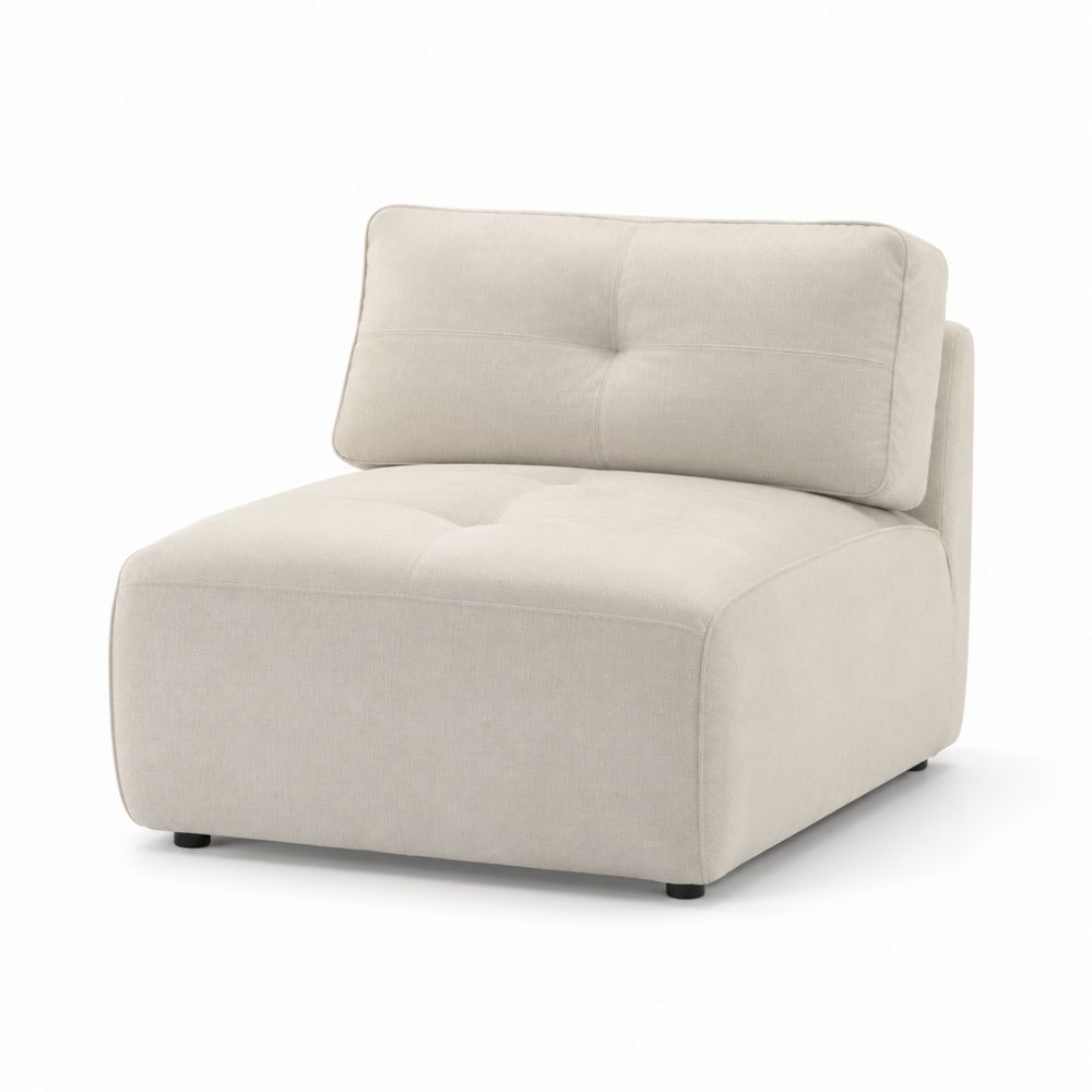 Sessel Stoff Beige 80x90 cm