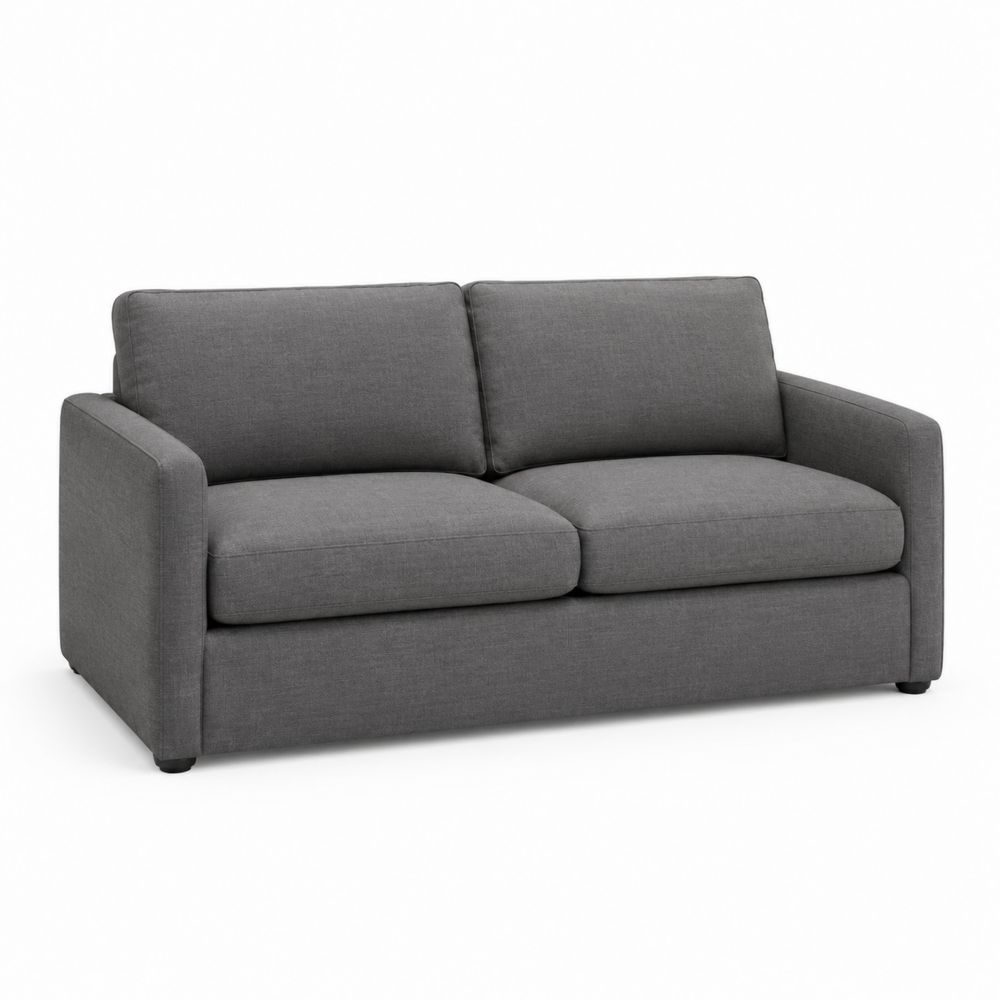 Dreisitzer Sofa aus Stoff in Grau, 200 cm