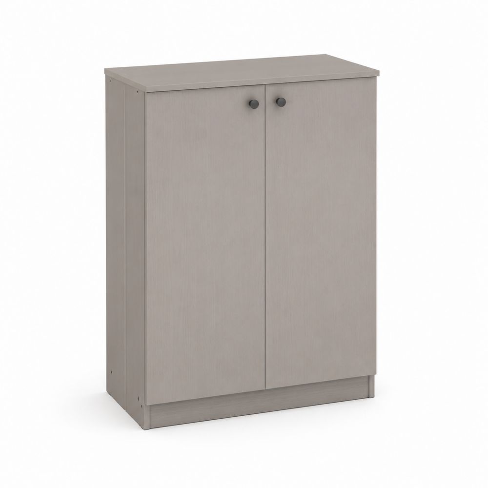 Schuhschrank Spanplatte Grau 80x30x100cm